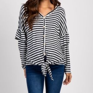 Pinkblush maternity button front shirt